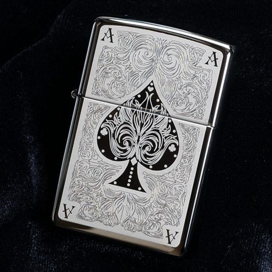 Bật Lửa Zippo 28323 – Zippo Ace Filigree Black Ice