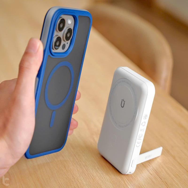 WIWU Air Shield Case - Ốp lưng nhám chống sốc cho IPhone 15 Pro Max, 15 Pro , hỗ trợ sạc không dây chống bám bẩn - Hàng chính hãng