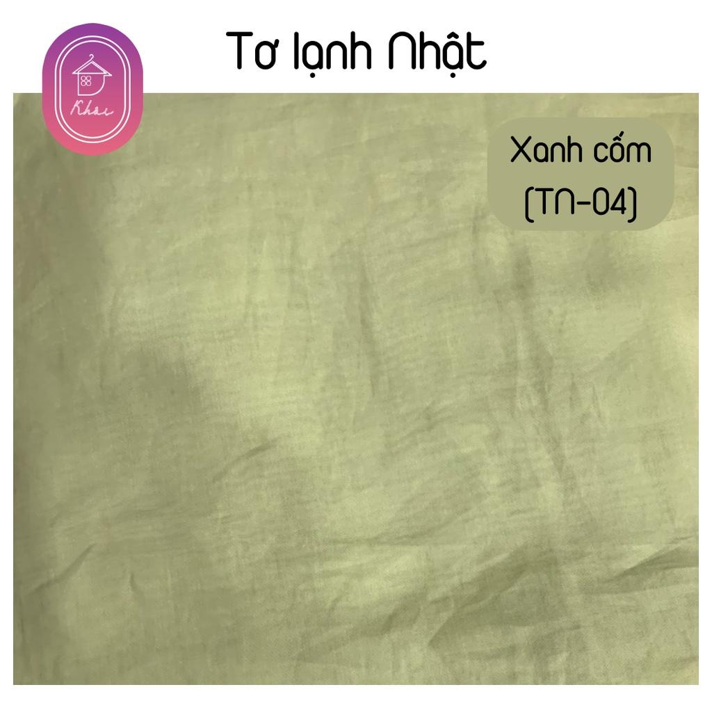 Tơ Nhật lạnh cao cấp may váy chất cực đẹp, siêu thoáng mát