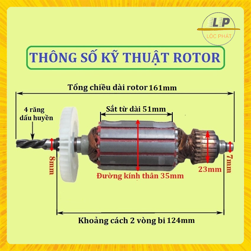 Rotor máy khoan cho CHUNGHOP 517