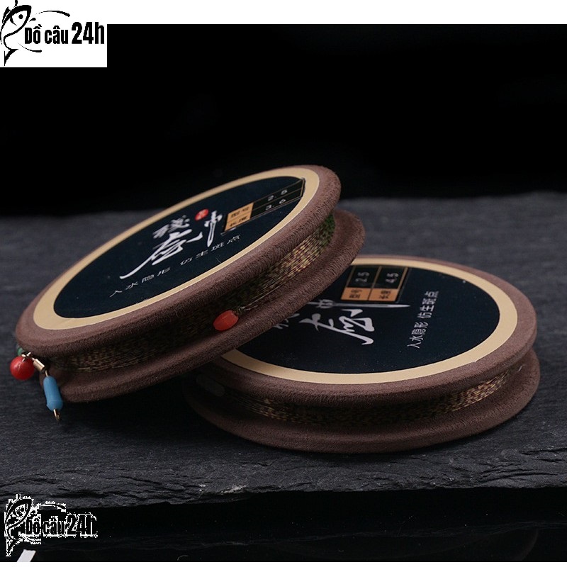 Trục Thẻo Cước Tàng Hình Dùng Cho Cần Câu Tay, Câu Đài Buộc Sẵn Đủ Kích Cỡ
