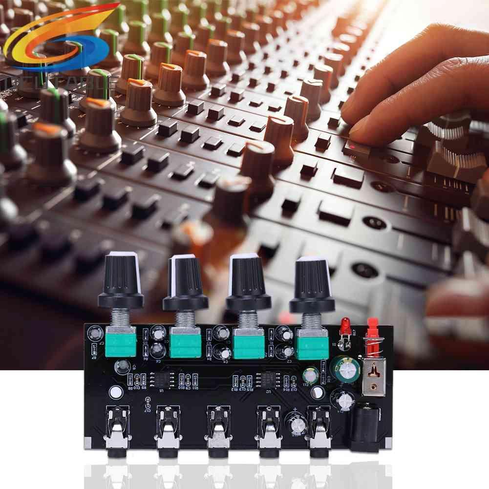 Bảng Mạch Khuếch Đại Âm Thanh Tai Nghe Bốn Đầu Vào Một Đầu Ra
