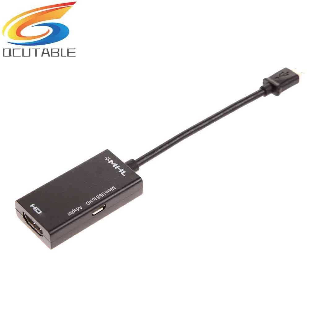 Bộ ChuyểN ĐổI Micro USB Sang HDMI A / V TV Cho LG HTC SonySamSungHDTV