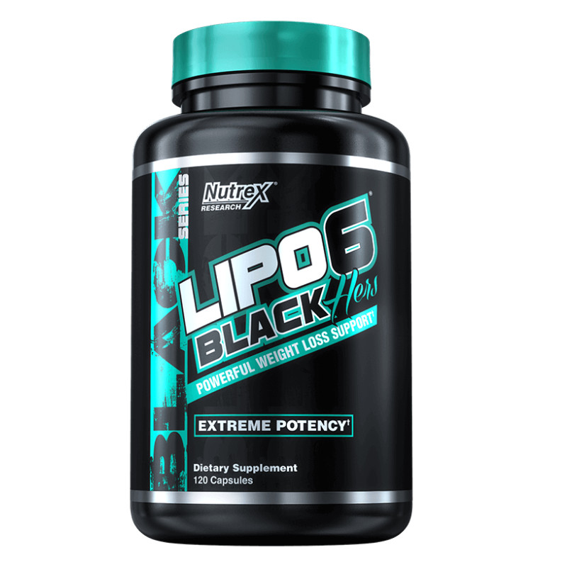 Nutrex Lipo6 Black Her Hỗ Trợ Sinh Nhiệt Đốt Mỡ Cho Nữ, Thực Phẩm Bổ Sung Giảm Cân, Tăng Cường Trao Đổi Chất &amp; Ức Chế Sự Thèm Ăn, 40 liều dùng