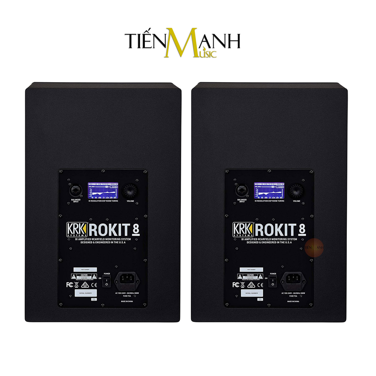 Loa Kiểm Âm KRK Rokit RP8G4 Powered 8 RP8 G4 Studio Monitor Speaker Nghe Nhạc 8G4 Hàng Chính Hãng - Kèm Móng Gẩy DreamMaker
