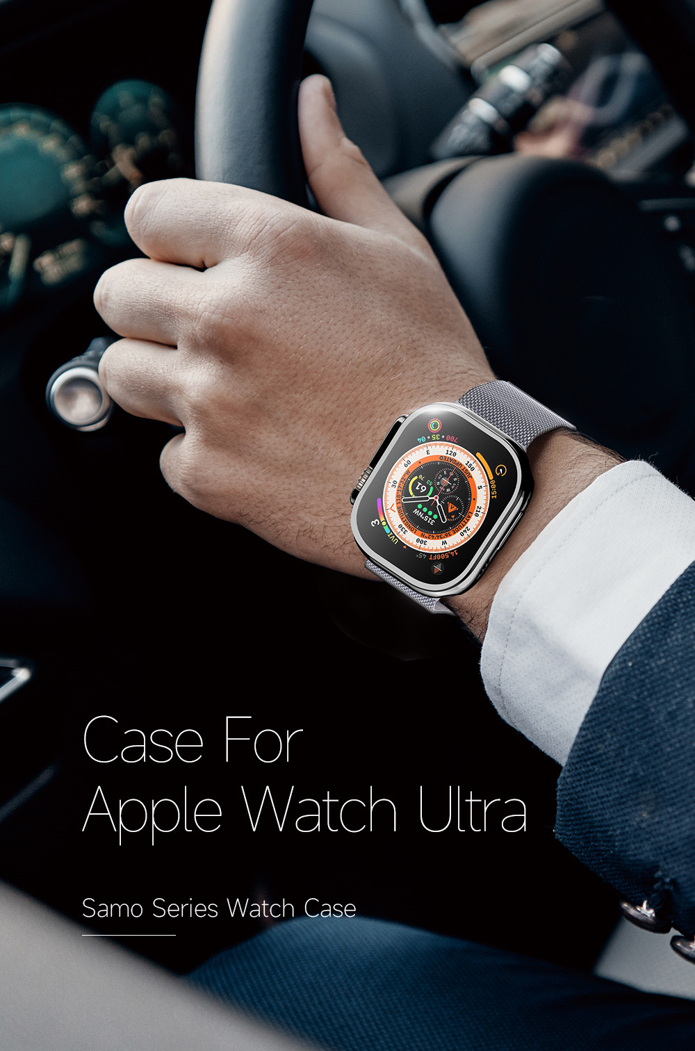 Ốp Case Bảo Vệ Dành Cho Apple Watch Ultra, Dux Ducis Samo Soft TPU Case - Hàng Chính Hãng