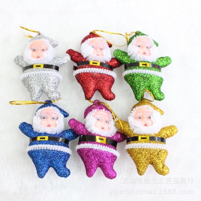 Set 6 ông già Noel 5cm