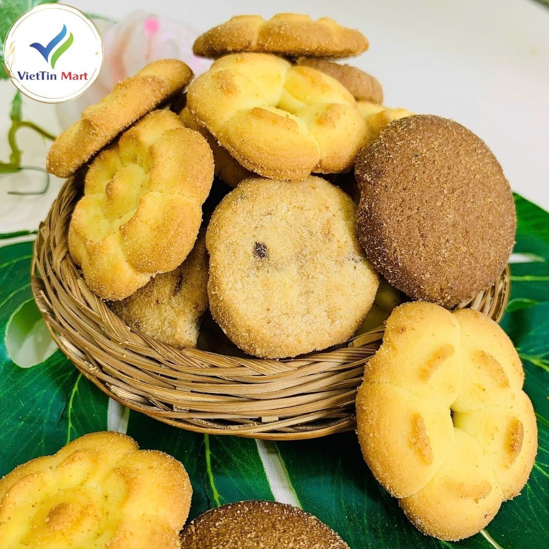 Bánh Quy Bơ Giòn 500g VietTin Mart