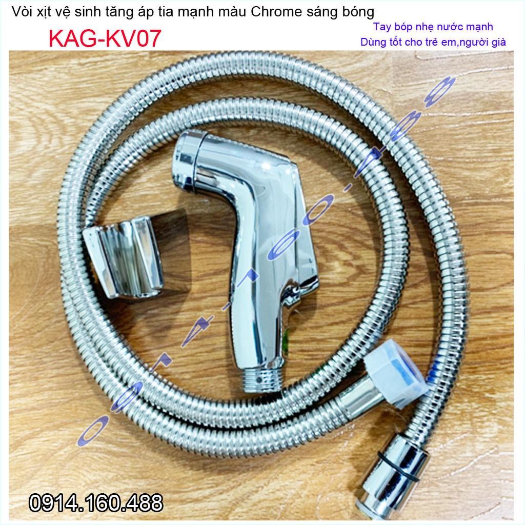 Vòi xịt vệ sinh trẻ em KAG-KV07, vòi nhấn tay cho trường mẫu giáo Crome bóng tia mạnh rửa sạch sử dụng tốt