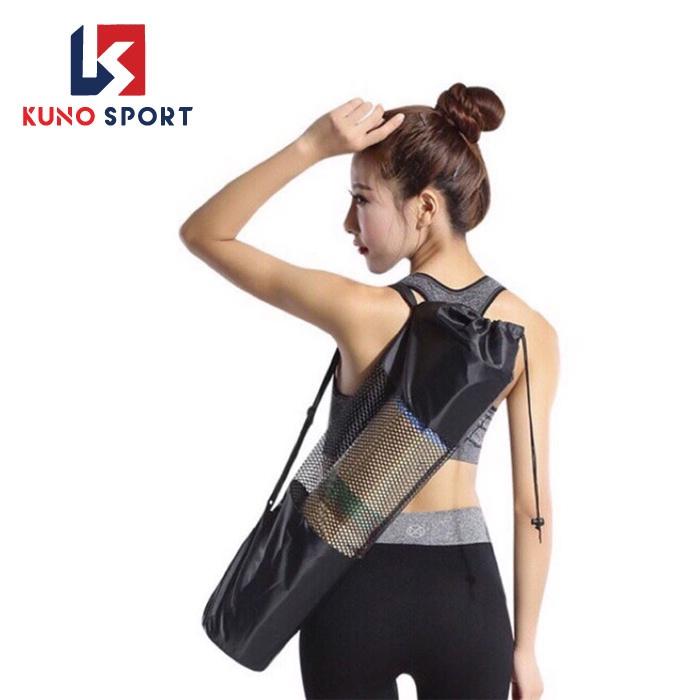 Túi đựng thảm Yoga KUNOSPORT thông thoáng khí dây rút tiện lợi