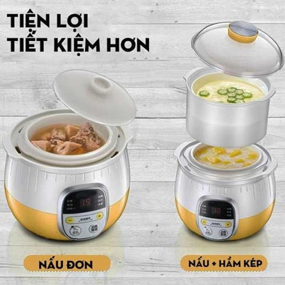 [Có sẵn] [Giá hủy diệt] Nồi Nấu Chậm Bear 0.8L - Bản Quốc Tế [Dahamart - Siêu Thị Ăn Dặm