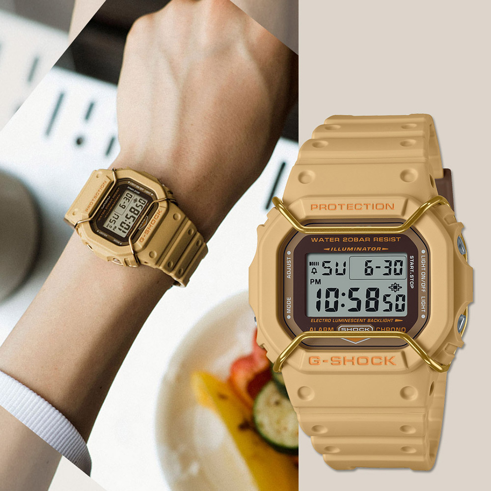 Đồng Hồ Casio Nam G-Shock dây nhựa DW-5600PT-5DR