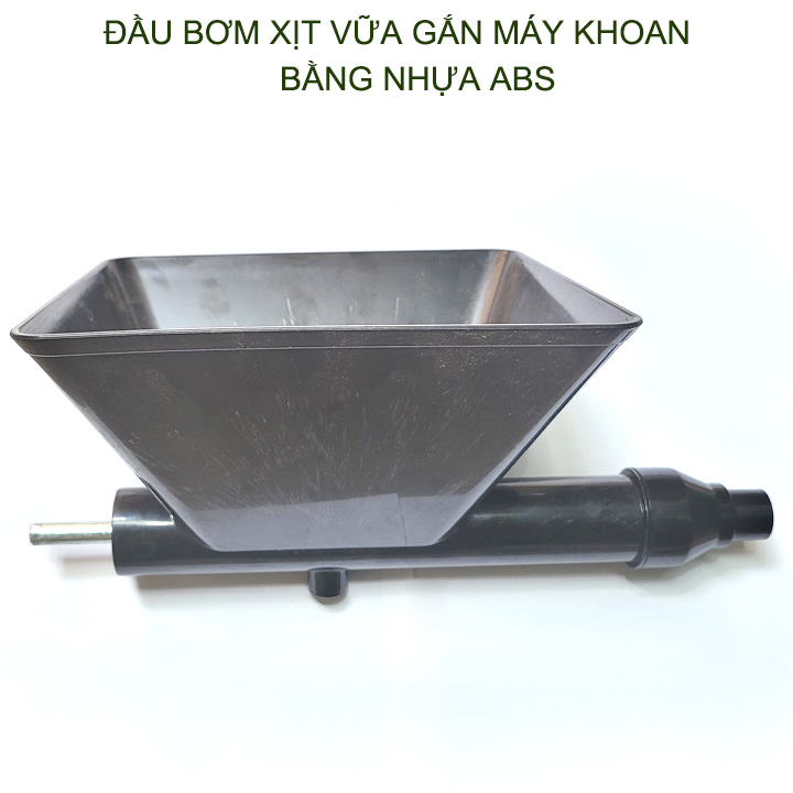 Đầu phun xịt vữa cầm tay gắn máy khoan thông minh tiện dụng, bằng nhựa ABS