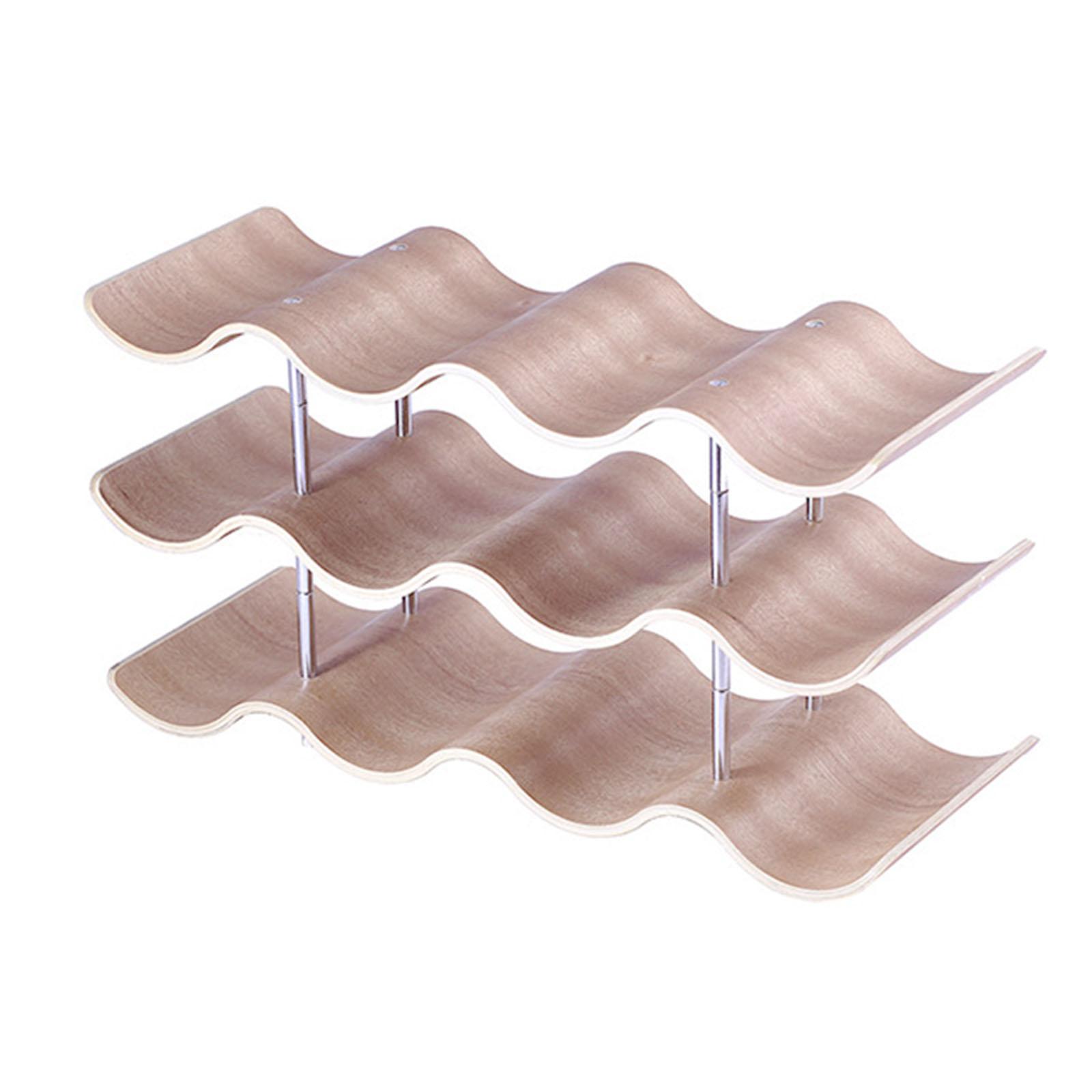 Tabletop Wine Rack Holder Display Storage Stand for Home Bar