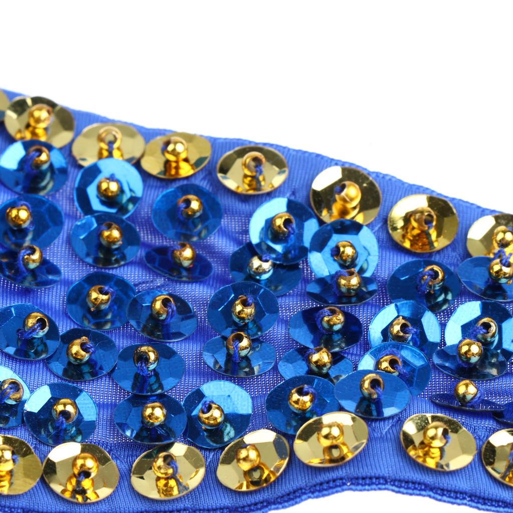 Women's Belly Dance Beaded Bra Sequins Top Sexy Dancing Singer Costume Tassels