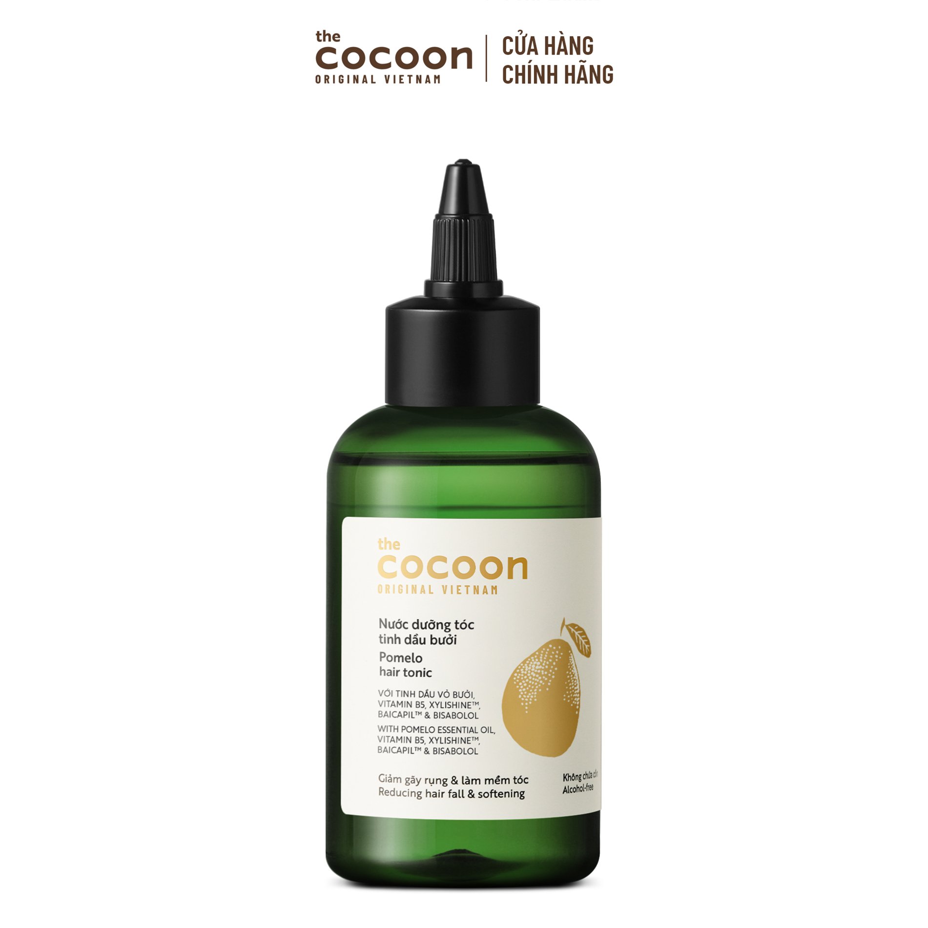 PHIÊN BẢN MỚI - Nước dưỡng tóc tinh dầu bưởi Cocoon giúp giảm gãy rụng & làm mềm tóc 140ml