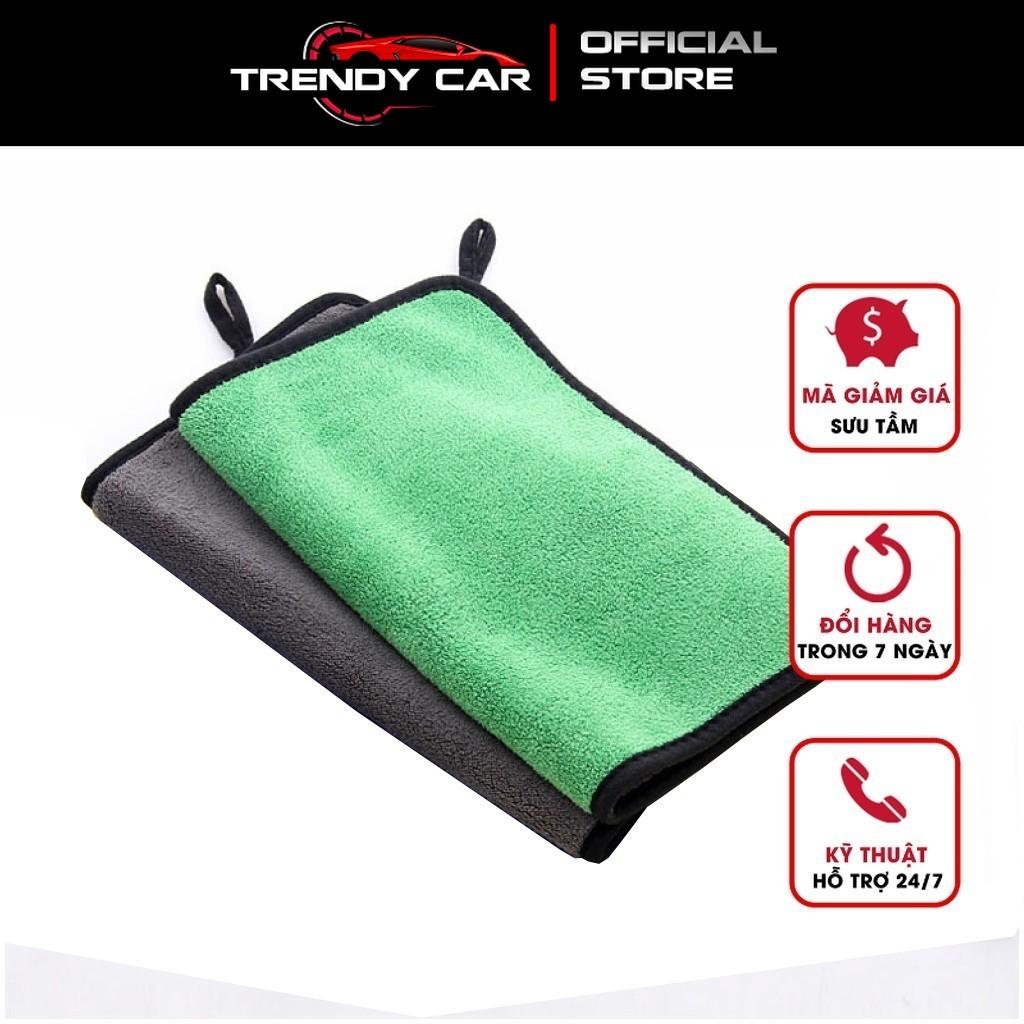Khăn lau ô tô xe hơi lau bếp 2 lớp cao cấp màu vàng siêu thấm hút không rụng lông