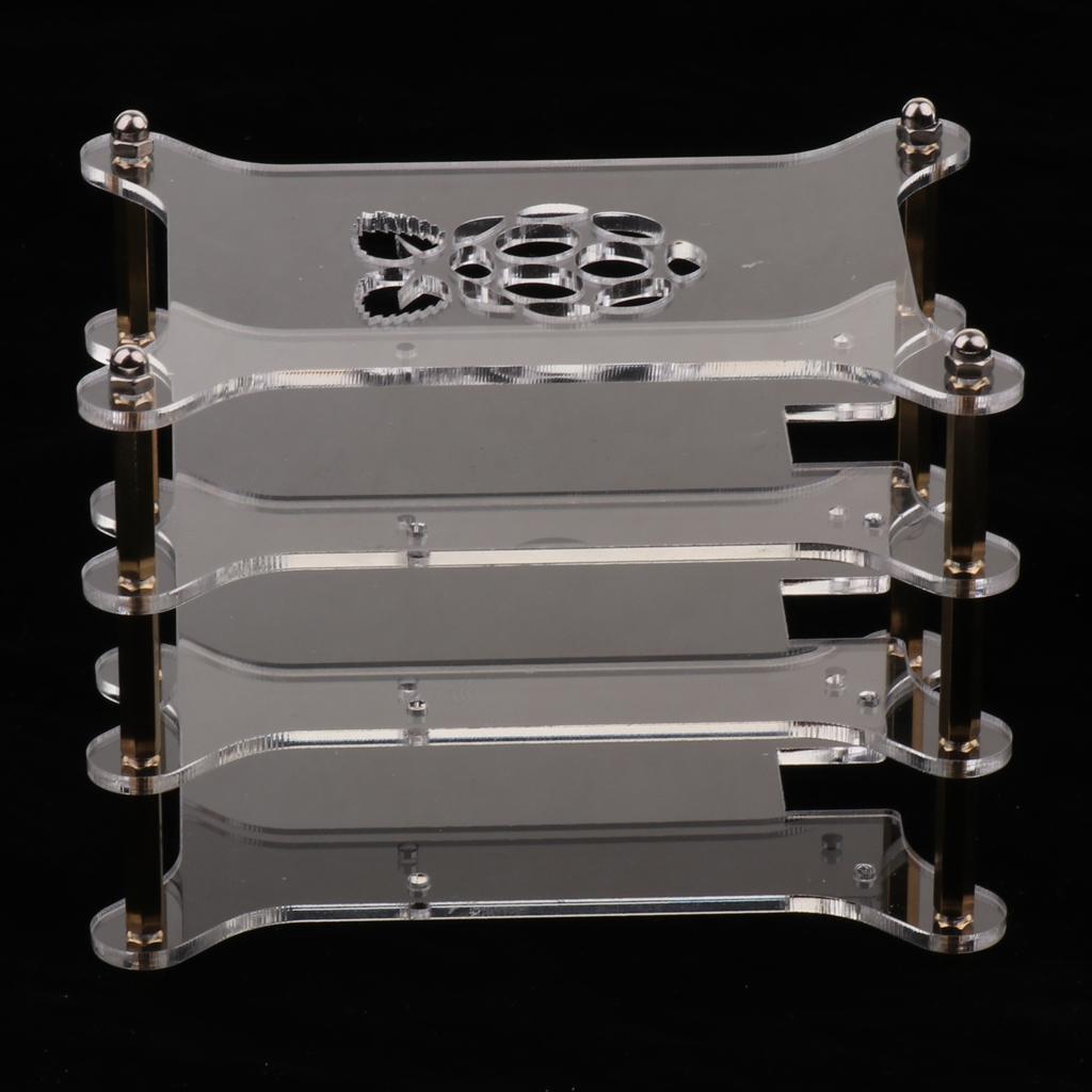 Acrylic Clear Case 3 Layer Enclosure for Raspberry Pi 3 Model B B+ / Pi 2