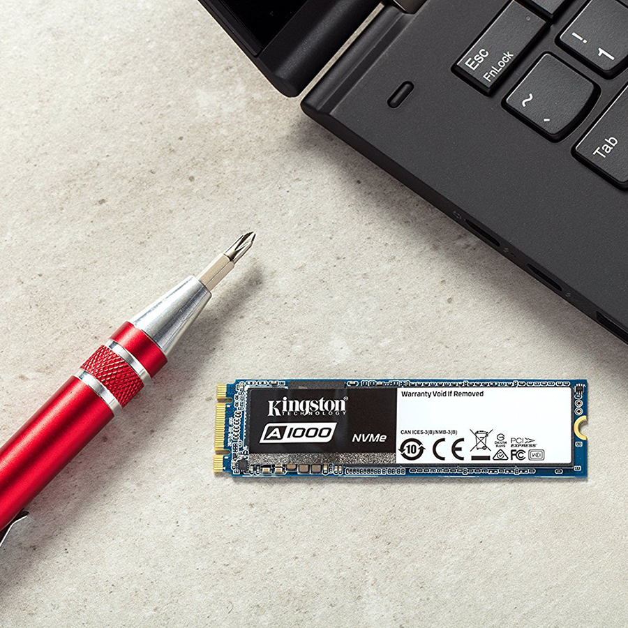 Ổ Cứng SSD Kingston 960GB Digital A1000 PCIe NVMe High Performance M.2 2280 SA1000M8/960G - Hàng Chính Hãng