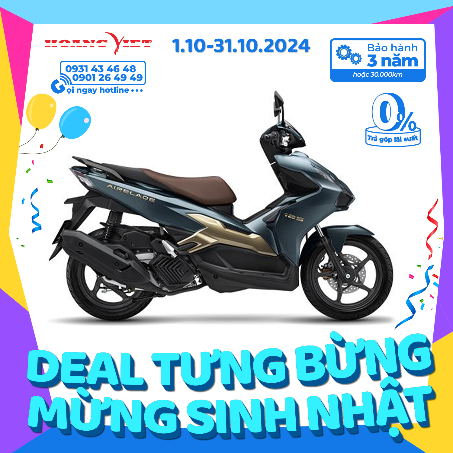 Xe máy Honda Air Blade 125cc 2025 - Phiên Bản Đặc Biệt