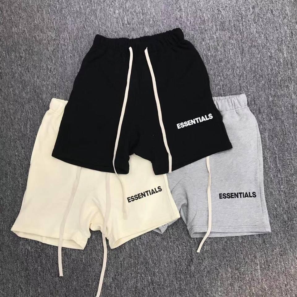 Quần short nỉ Quần đùi unisex nam nữ ES.ENTIALS 3 màu THE 1992