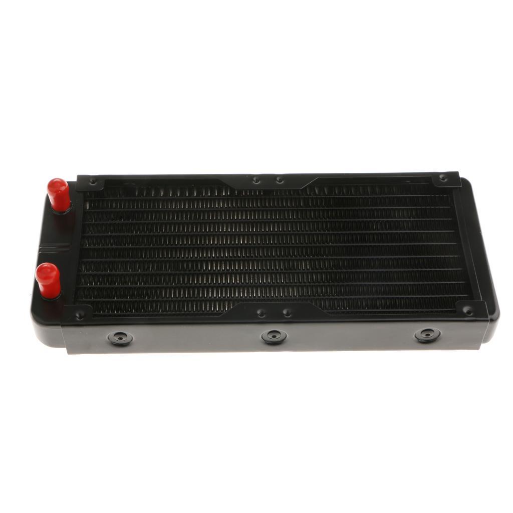 Alloy Computer Radiator 240mm 10 Pipes Water Cooler Cooling For CPU Heatsink