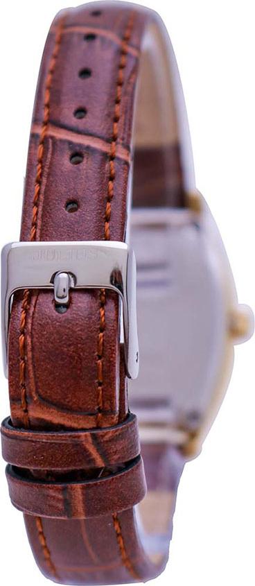 Đồng Hồ Nữ Julius Hàn Quốc JA-703LC Cổ Điển Dây Da Màu Nâu