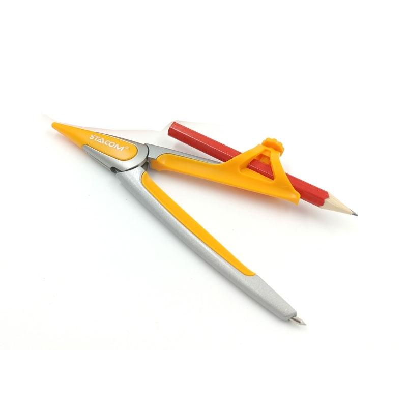 Compa Chì Gỗ Stacom CS104 - Màu Vàng