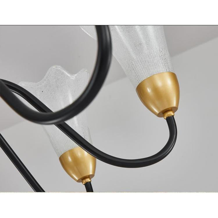 Đèn chùm LED 8 tay sang trọng phong cách cổ điển châu âu