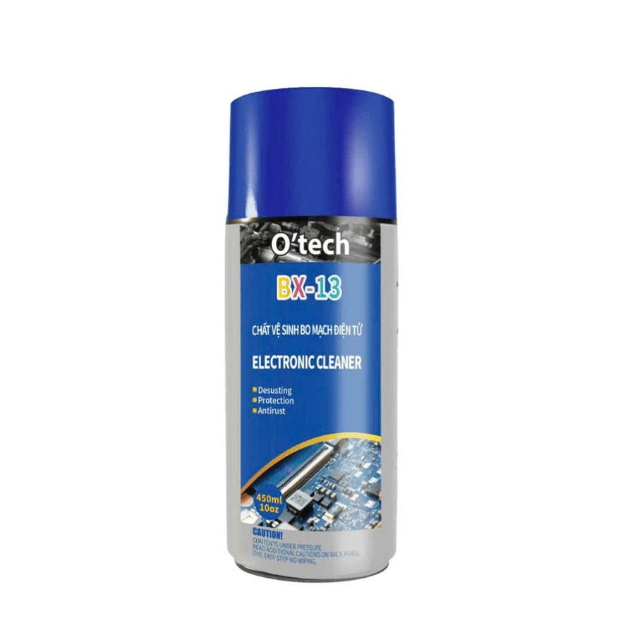 Bình Xịt Vệ Sinh Bo Mạch Điện Tử O'tech BX-13 - Hàng Chính Hãng
