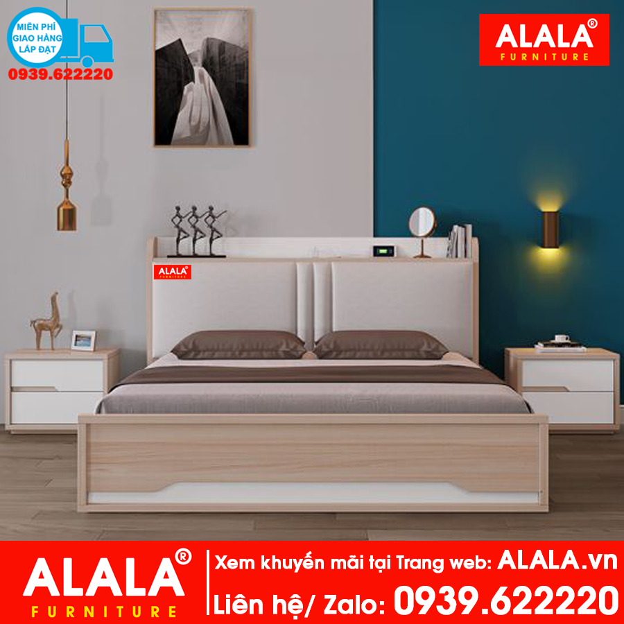 Giường ngủ ALALA14 cao cấp - Thương hiệu ALALA