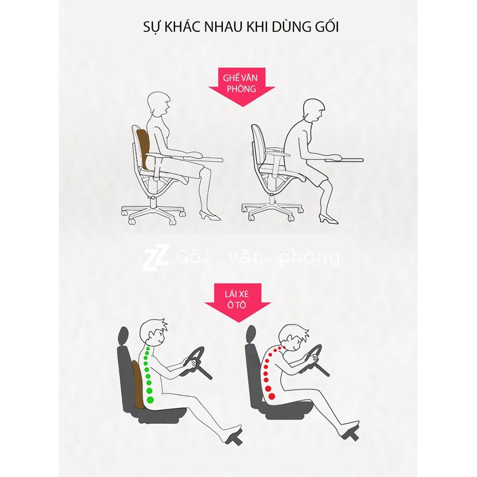 Gối Đệm Tựa Lưng Cao Su Non Khổ Lớn Cao Cấp BL-200