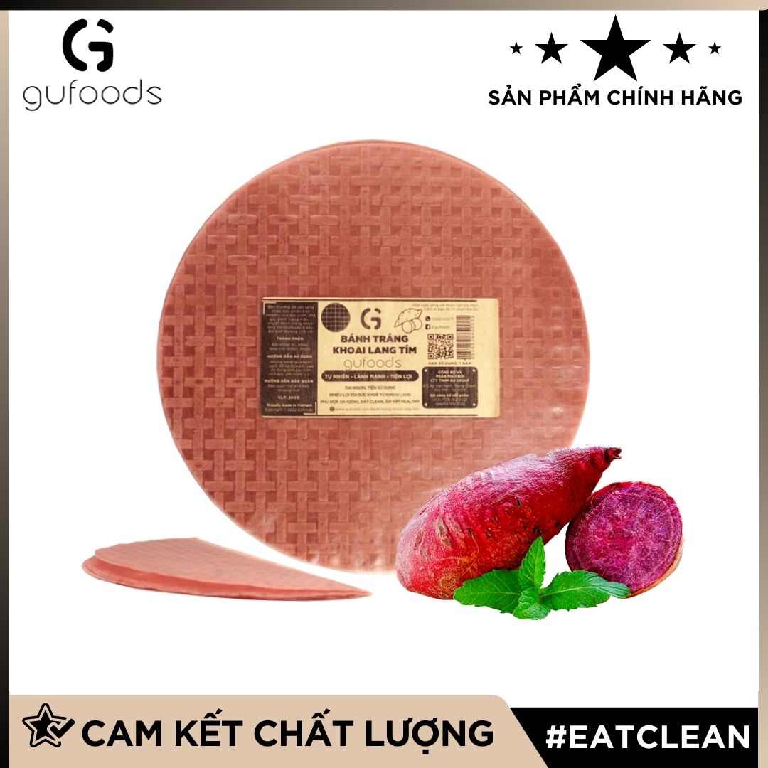 Bánh tráng cuốn ăn kiêng GUfoods - Dai ngon, Tự nhiên, Lành mạnh, Eat clean