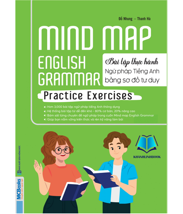 Hình ảnh Sách - Mind Map English Grammar Practice Exercises – Bài Tập Thực Hành Ngữ Pháp Tiếng Anh Bằng Sơ Đồ Tư Duy (MC)