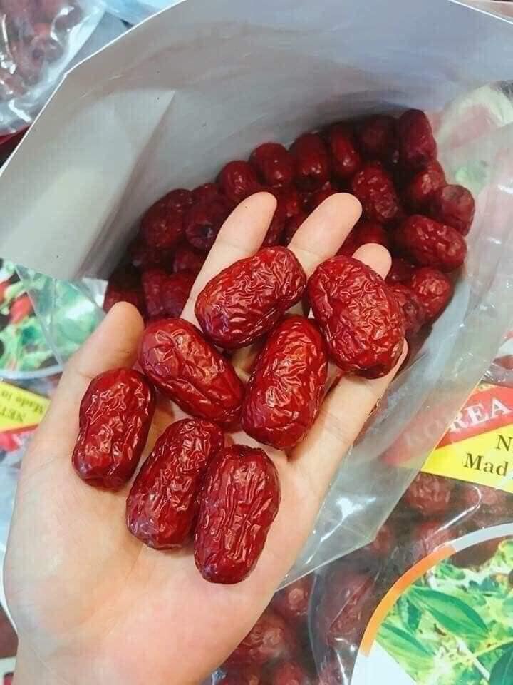 TÁO ĐỎ KHÔ HÀN QUỐC 1 KG KÈM TÚI XÁCH CAO CẤP - HÀNG CHÍNH HÃNG