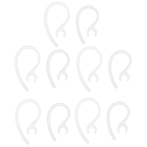 2X 10 Pieces Replacement Earhook Ear Earloop Clip For Headset clear