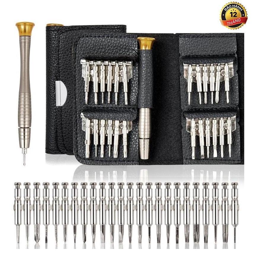 Bộ Tua Vít Đa Năng Sửa Chữa Điện Thoại Screwdriver 25 Đầu Bóp D