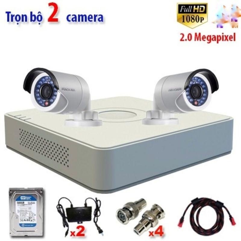 Trọn Bộ Camera Hikvision 2MP DS-2CE16B2-IRP HD 1080P -Hàng Chính Hãng