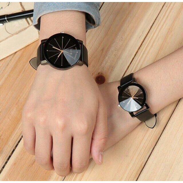 Đồng hồ thời trang nam nữ thạch anh Ta1,dây da mềm.