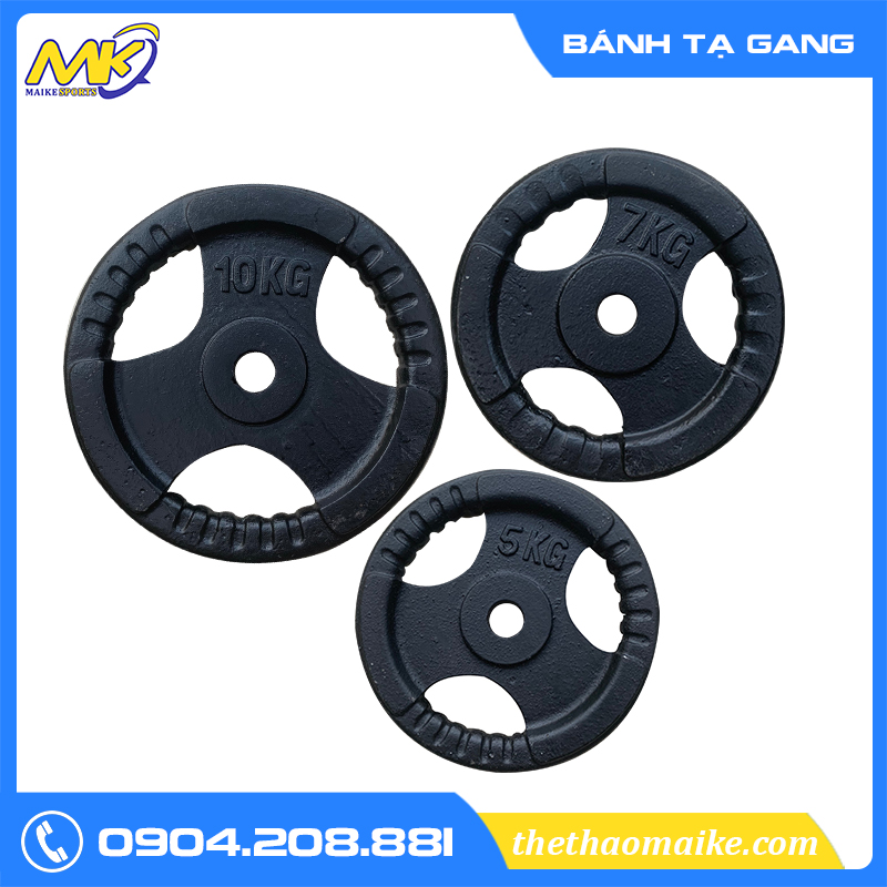 Tạ gang đúc nguyên miếng 7kg