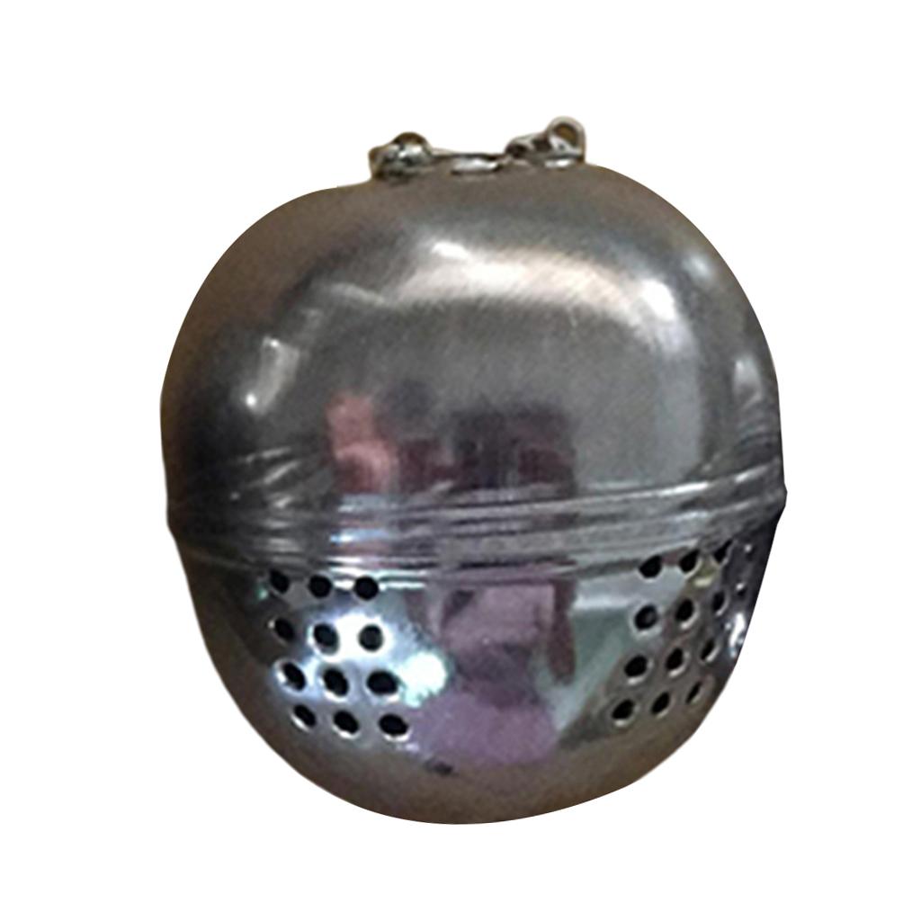 Set of 2 Premium Stainless Steel Tea & Spice Balls - Perfect Even Mesh Strainer for Loose Leaf Tea, Seasoning, Spices