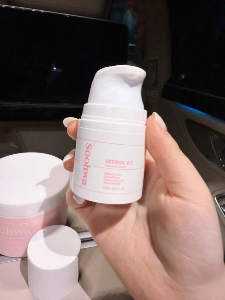 Kem dưỡng da SOOHWA Retinol 0.3 Intensive Cream, 30ml Hàn Quốc hạn 2029 kem retinal soohwa