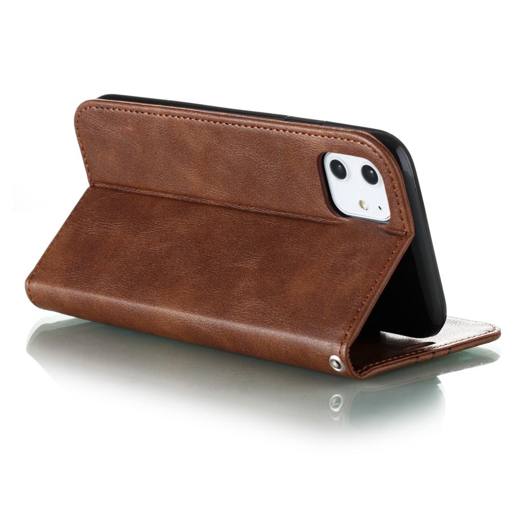 Ốp lưng da ví gập cho Apple iPhone 11 Pro Max iPhone X XS Max XR iPhone 8 Plus iPhone 7 Plus SE2