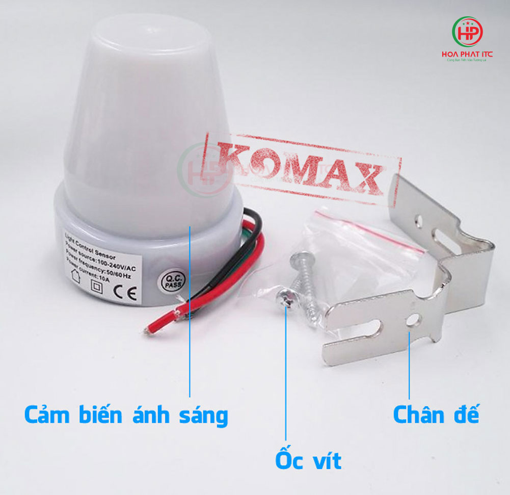 Cảm biến ánh sáng ngoài trời Komax AS-22