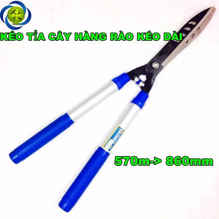 Kéo cắt tỉa hàng rào C-Mart A0064 tăng giảm kích thước 570 lên 860mm