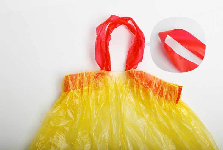 Combo 5 cuộn túi đựng rác có dây rút tự động - Hàng nhập khẩu