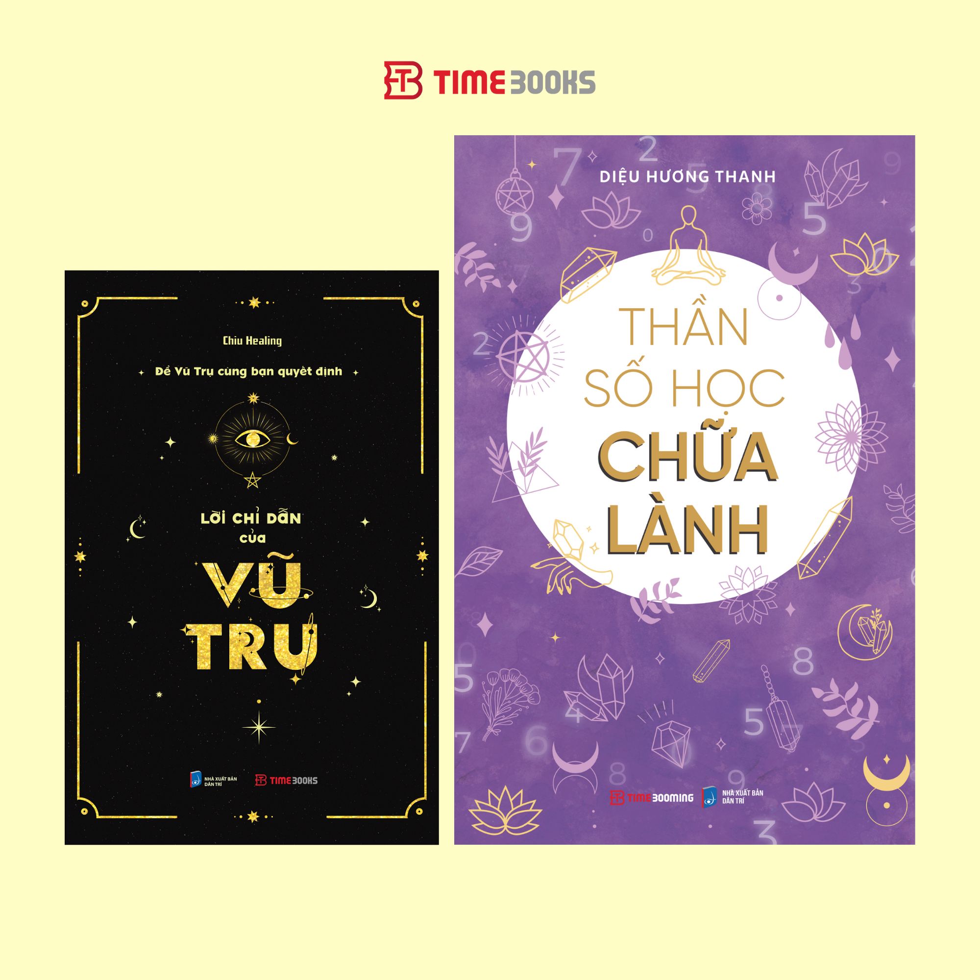 Combo sách Lời Chỉ Dẫn Của Vũ Trụ - Để Vũ Trụ Cùng Bạn Quyết Định + Thần Số Học Chữa Lành