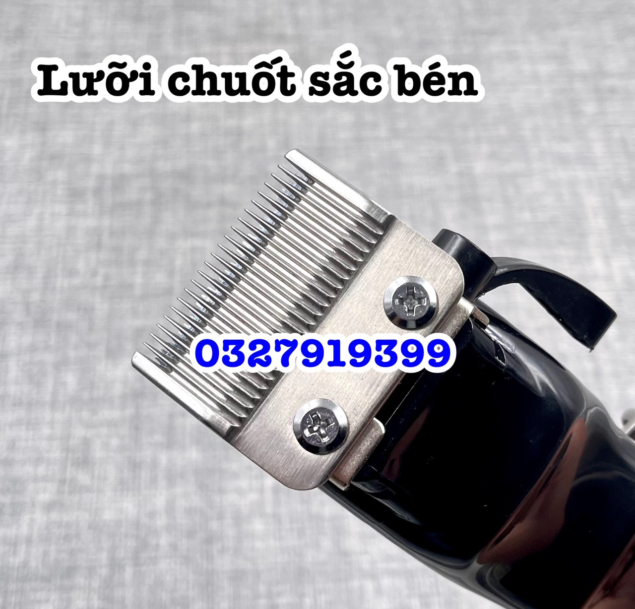 Tông đơ cắt tóc chuyên nghiệp lưỡi kép F32 - tặng Dock sạc