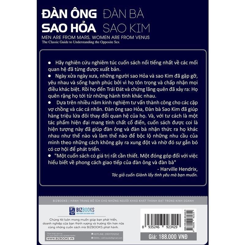 Sách - Đàn Ông Sao Hỏa, Đàn Bà Sao Kim - Mcbooks