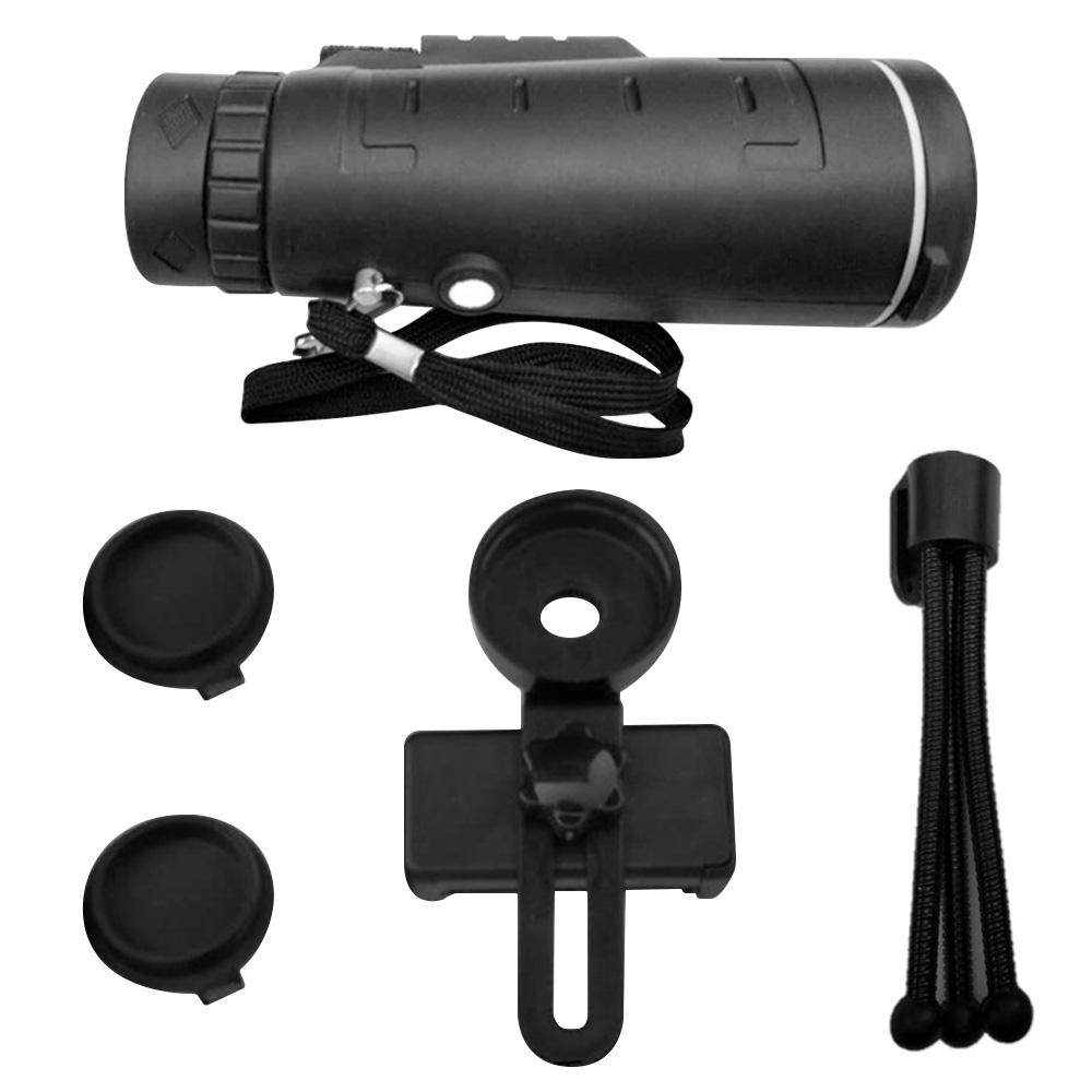 Kính thiên văn một mắt BAK4 ngoài trời 40X60 HD Vision Prism Scope Tích hợp La bàn với giá đỡ điện thoại đa năng